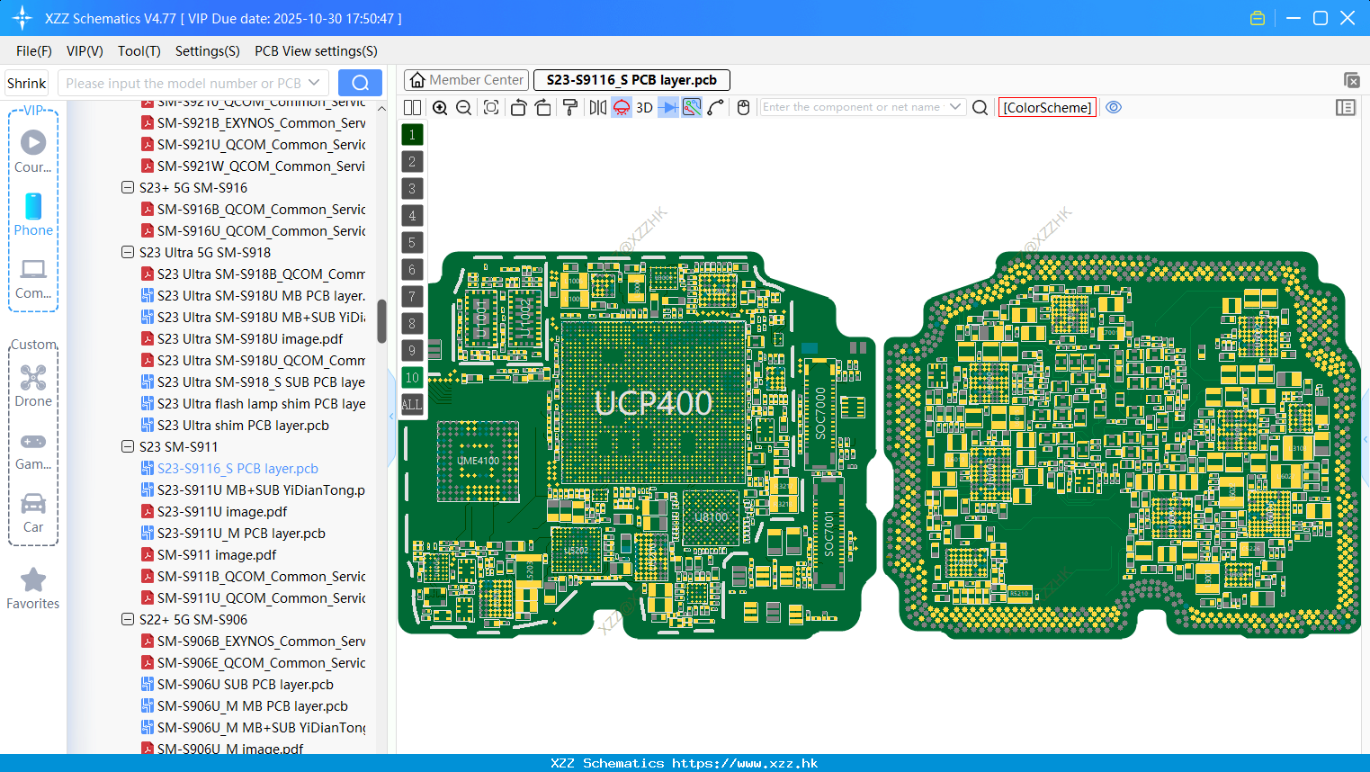 Samsung S23-S9116_S PCB Layer
